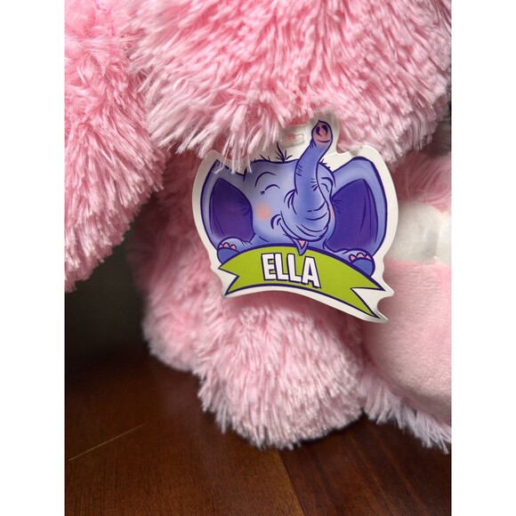Toy Factory Plush Paradise Ella Elephant Pink 14” Stuffed Animal Toy 2022 NWT - Picture 5 of 10